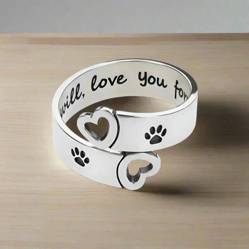 Byrne™ | Adjustable Paw & Heart Ring