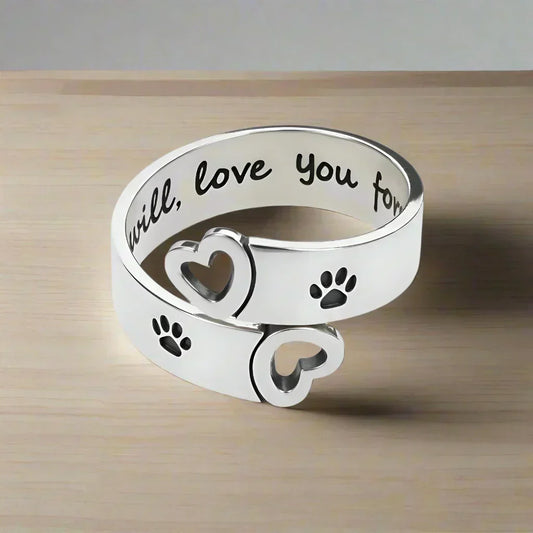 Byrne™ | Adjustable Paw & Heart Ring