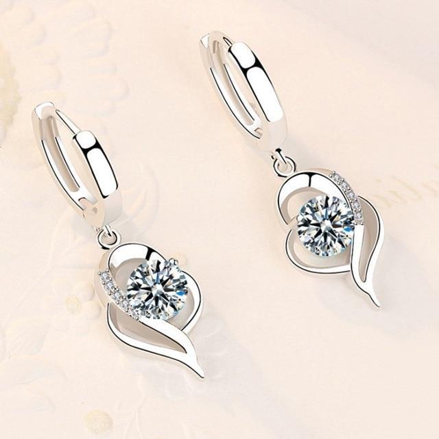 Gleam™ | Silver Zirconia Stud Earrings
